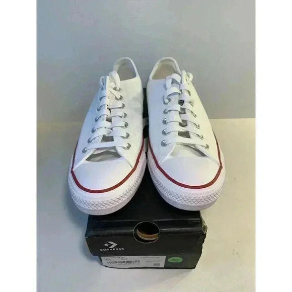 .903 Converse All Star, Low Top, White-US 8.5 Mens - Picture 1 of 5
